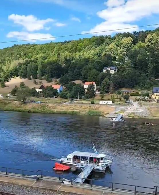 דירות קוניגשטיין אן דר אלבה Elbblick מראה חיצוני תמונה